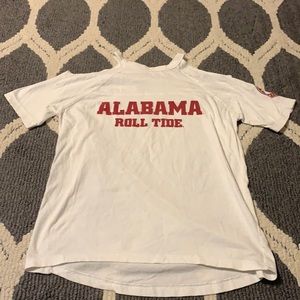 Alabama cut out shoulder shirt